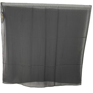 NWT Kathy Ireland Beach Cover Up Sarong Size L Black Swim Wrap 34"x 62"‎